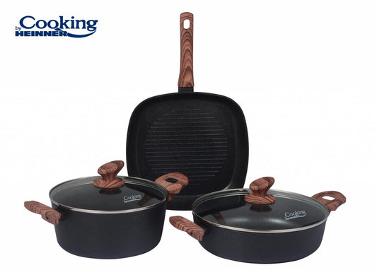 Set Gatit 5 Piese Aluminiu Forjat, Malta, Cooking By Heinner - EpicHome