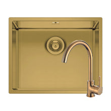 Set chiuveta inox Pyramis ASTRIS COLORA 50x40cm si baterie ECO BELLO - EpicHome