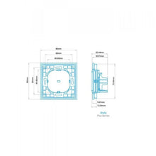 Shelly Wall Switch 4, alb - necesita releu Shelly - EpicHome.ro