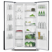 Side by Side Pyramis FSO189 Black Glass, total NO FROST, display Touch Control, clasa F, capacitate totala 532 lt - EpicHome.ro