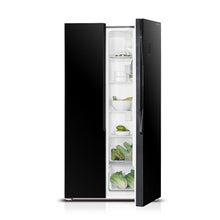 Side by Side Pyramis FSO189 Black Glass, total NO FROST, display Touch Control, clasa F, capacitate totala 532 lt - EpicHome.ro