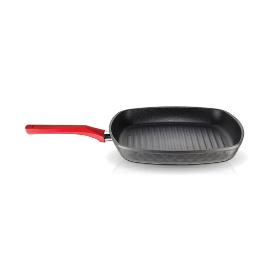Tigaie grill aliminiu Pyramis RED DIAMOND 28x28cm - EpicHome