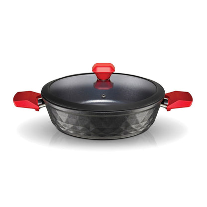Tigaie saute aluminiu Pyramis RED DIAMOND 30cm - EpicHome