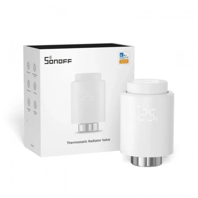Valva termostatica pentru calorifer Sonoff TRVZB, Zigbee 3.0 - EpicHome.ro