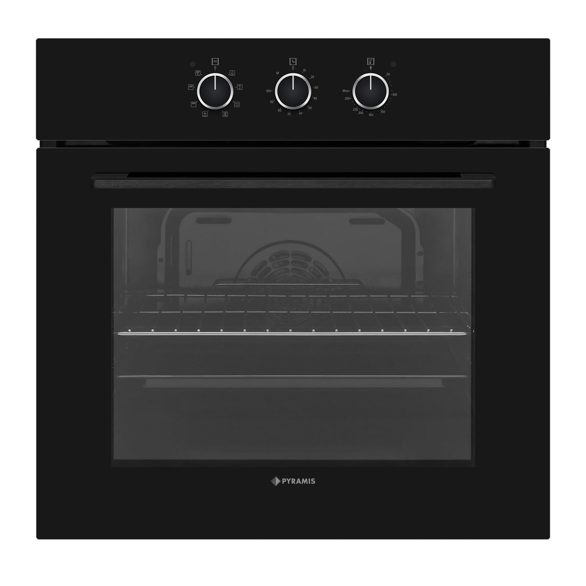 Cuptor Electric Pyramis 60IN 9002 Megalo Premium Black – 60cm, Multifuncțional #1