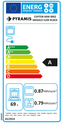 Cuptor Electric Pyramis 60IN 9002 Megalo Premium Black – 60cm, Multifuncțional #3