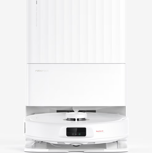 Aspirator robot Roborock Qrevo MaxV QRMV02-00, 0.33l, Functie mop, Cartografiere 3D, Navigatie PreciSense LiDAR, Alb
