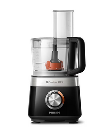 Robot de bucătărie PHILIPS Viva Collection HR7530/10, Bol 2.1L, Blender 1.5L, 850W, Negru