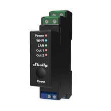 Releu Inteligent Shelly Pro 2PM – 2 Canale, Contor Energie, WiFi & LAN, Șină DIN #1