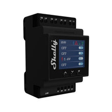 Shelly Pro 4PM – Comutator Inteligent 4 Canale WiFi LAN DIN cu Contor de Putere