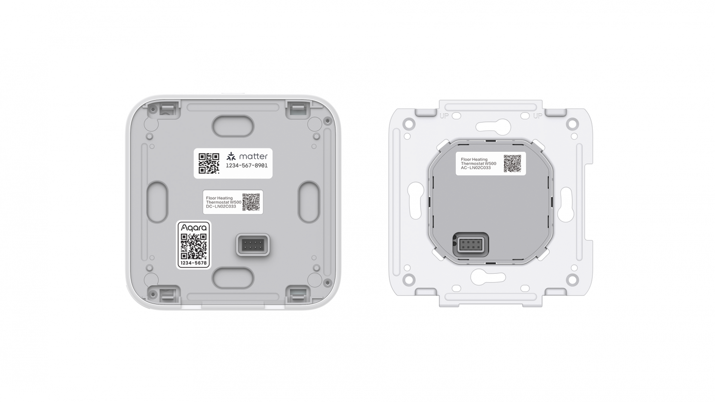 Termostat incalzire in pardoseala AQARA W500 (UT-A01D) – compatibil Zigbee și Thread