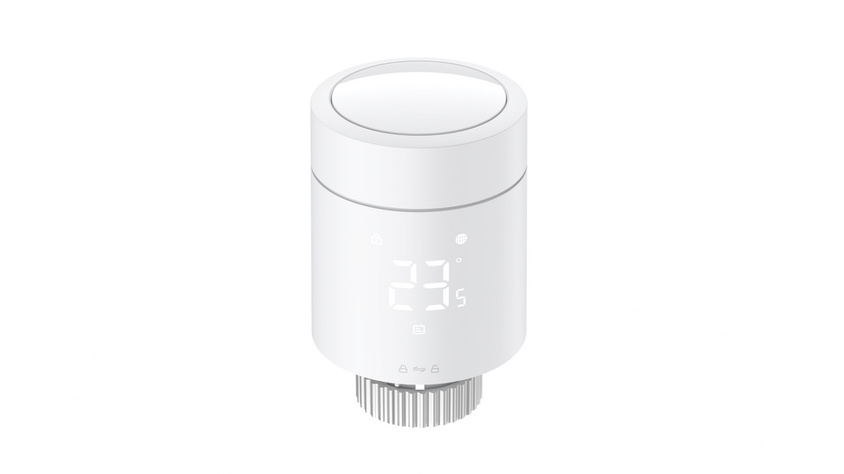 Termostat inteligent pentru calorifer Aqara W600, Thread/Zigbee, Spatial Intelligence