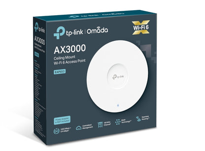 Access Point TP-Link EAP653, WiFi 6 AX3000, cu montaj pe Tavan